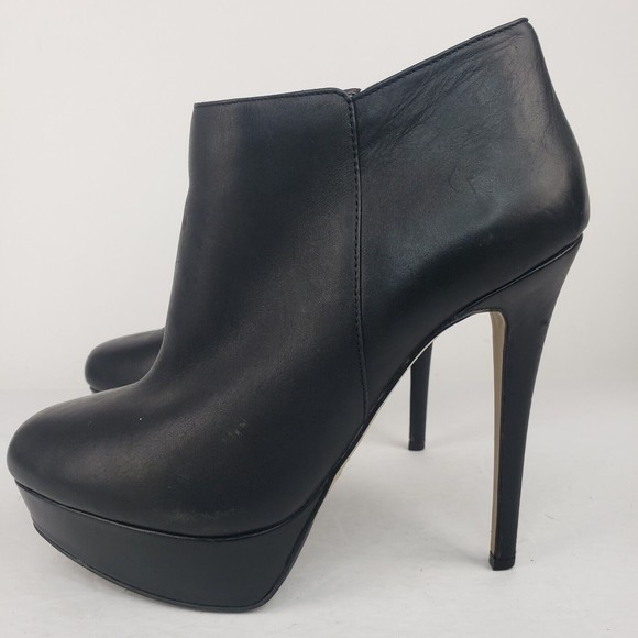 Aldo Women's High Heel Platform Leather Bootie Size 8.5 - Picture 2 of 16